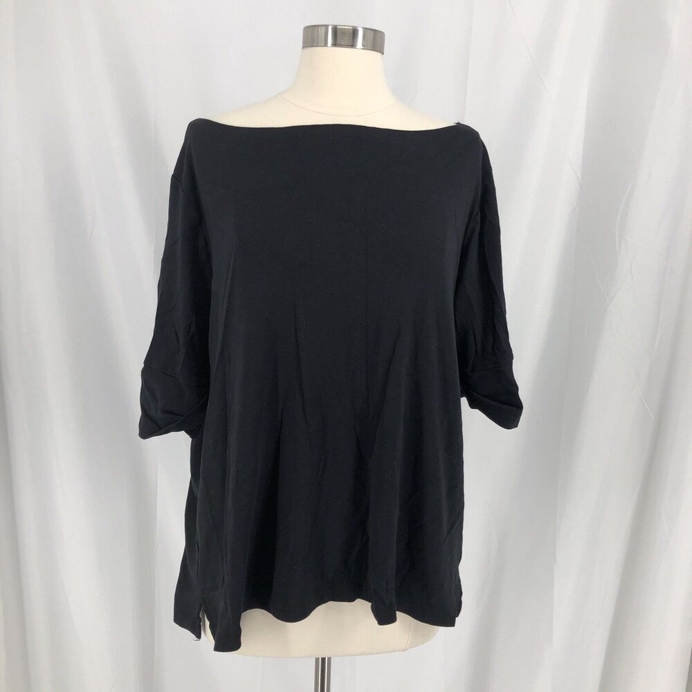 Lauren Ralph LaurenWomen's Stretch Cotton Boat Neck TShirt Size XL New With Tag